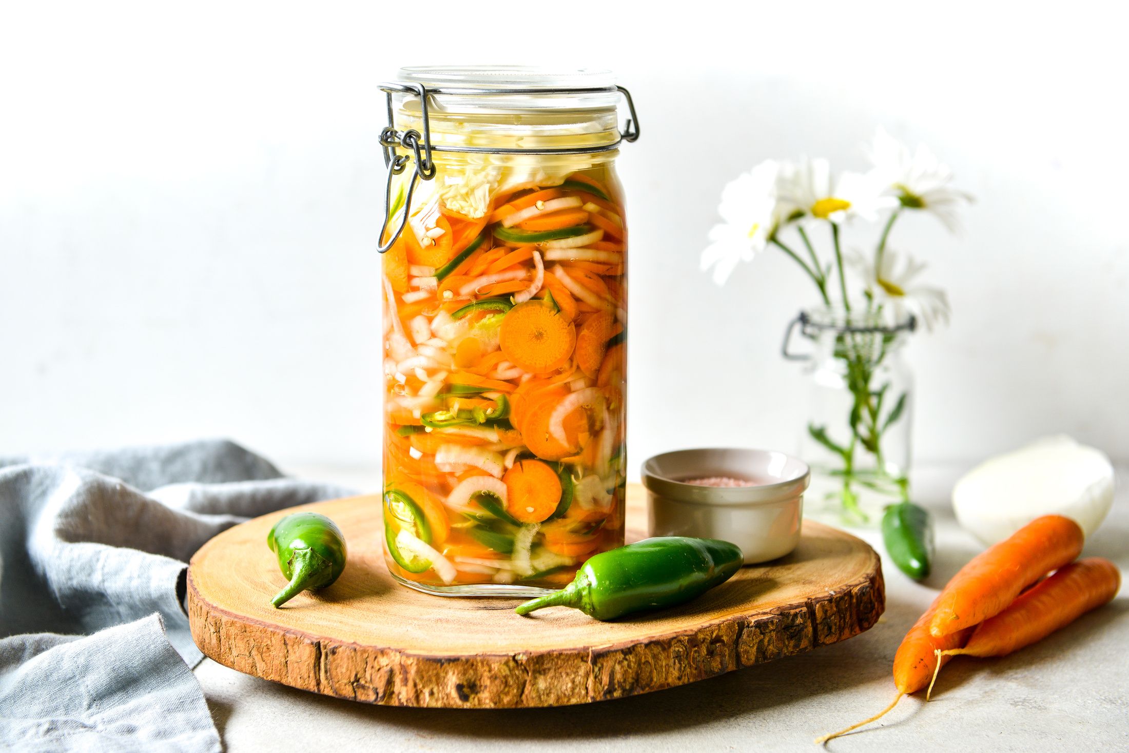 LACTO-FERMENTED CARROTS SWEET ONIONS JALAPEÑOS-1